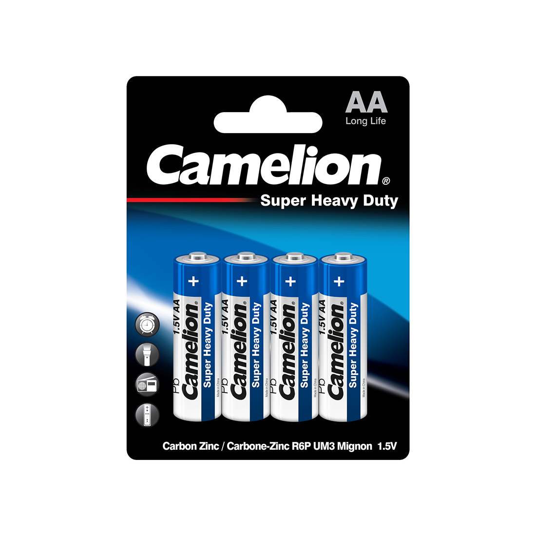 ��������� CAMELION Super Heavy Duty R6P-BP4B 4 ��. � ��������