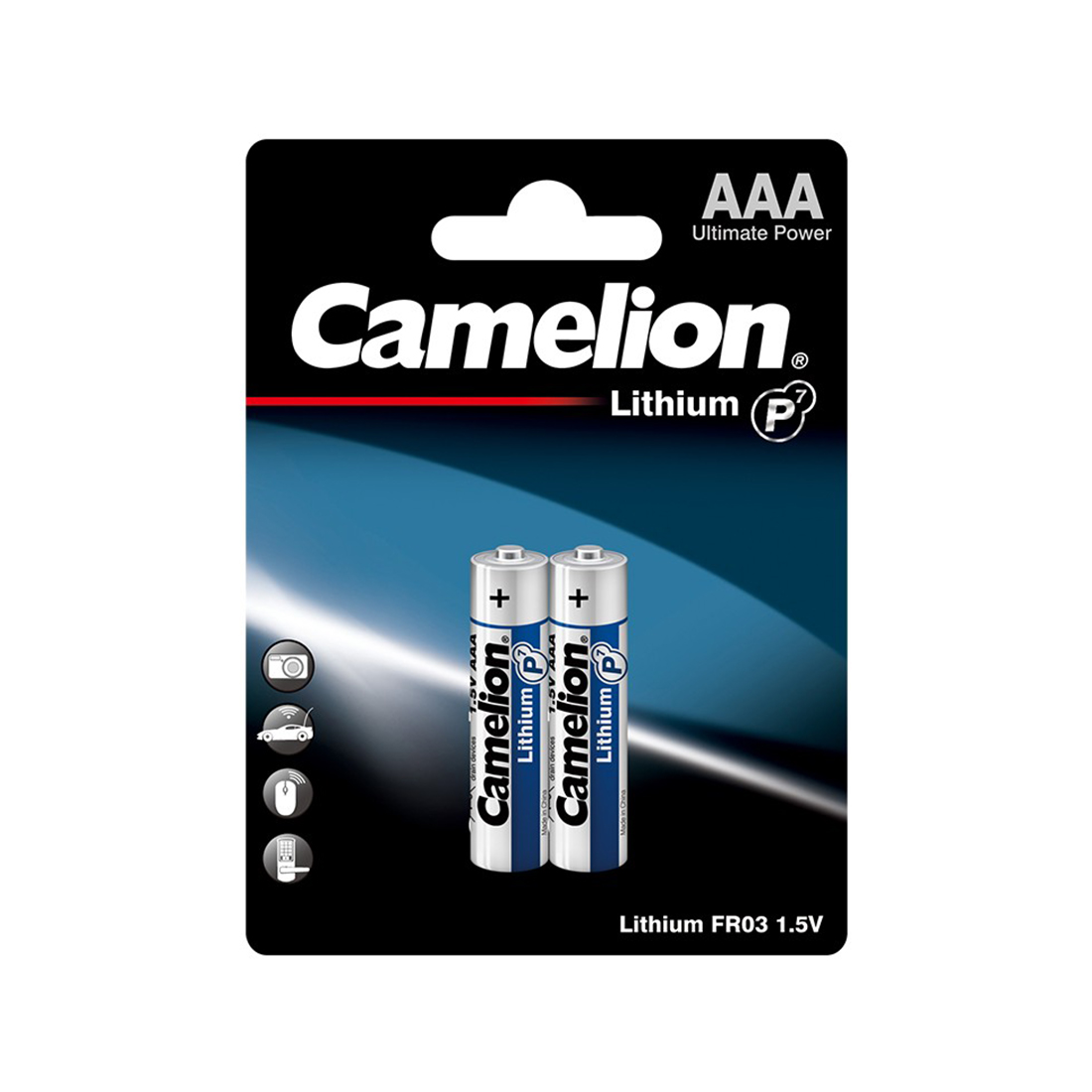 ��������� CAMELION Lithium P7 FR03-BP2 2 ��. � ��������