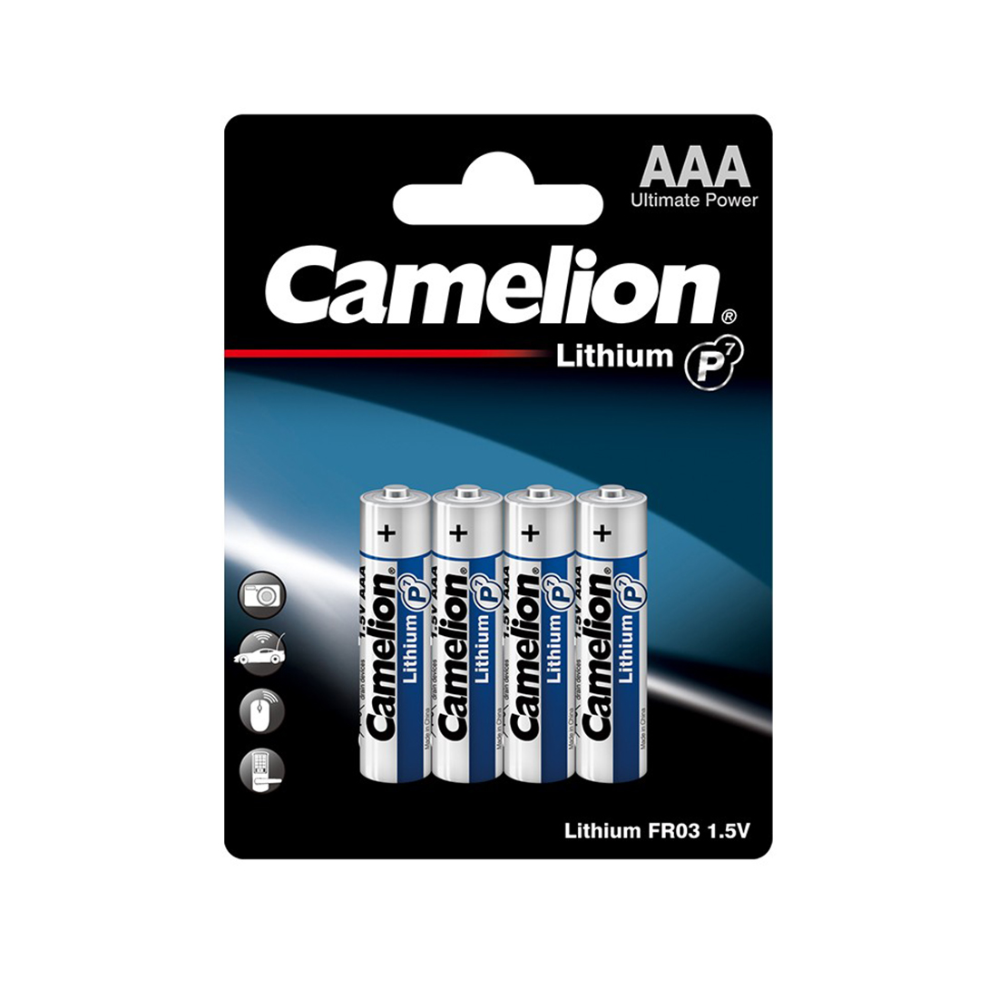 ��������� CAMELION Lithium P7 FR03-BP4 4 ��. � ��������