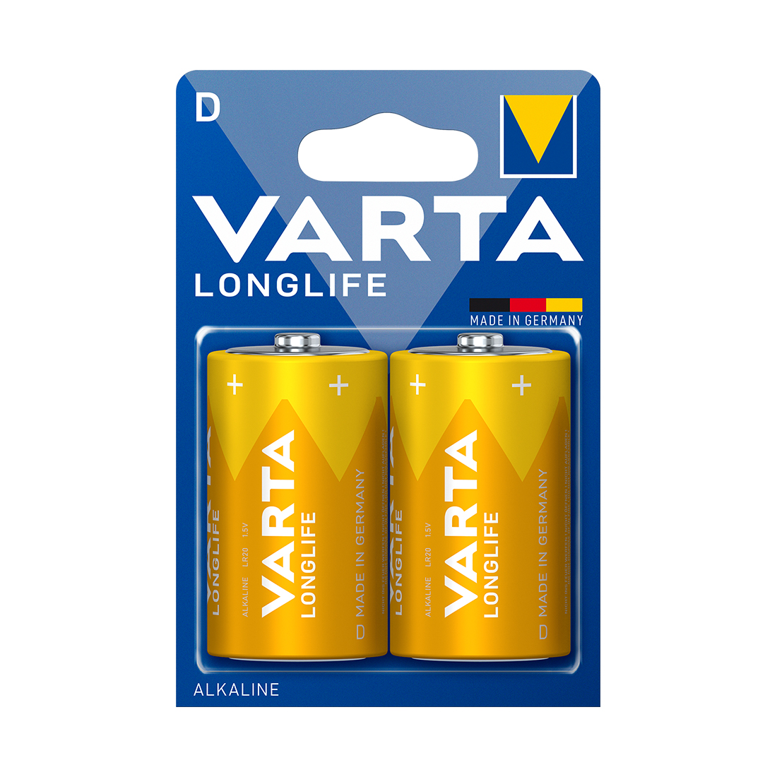 ��������� VARTA Longlife Mono 1.5V - LR20/D 2 ��. � ��������