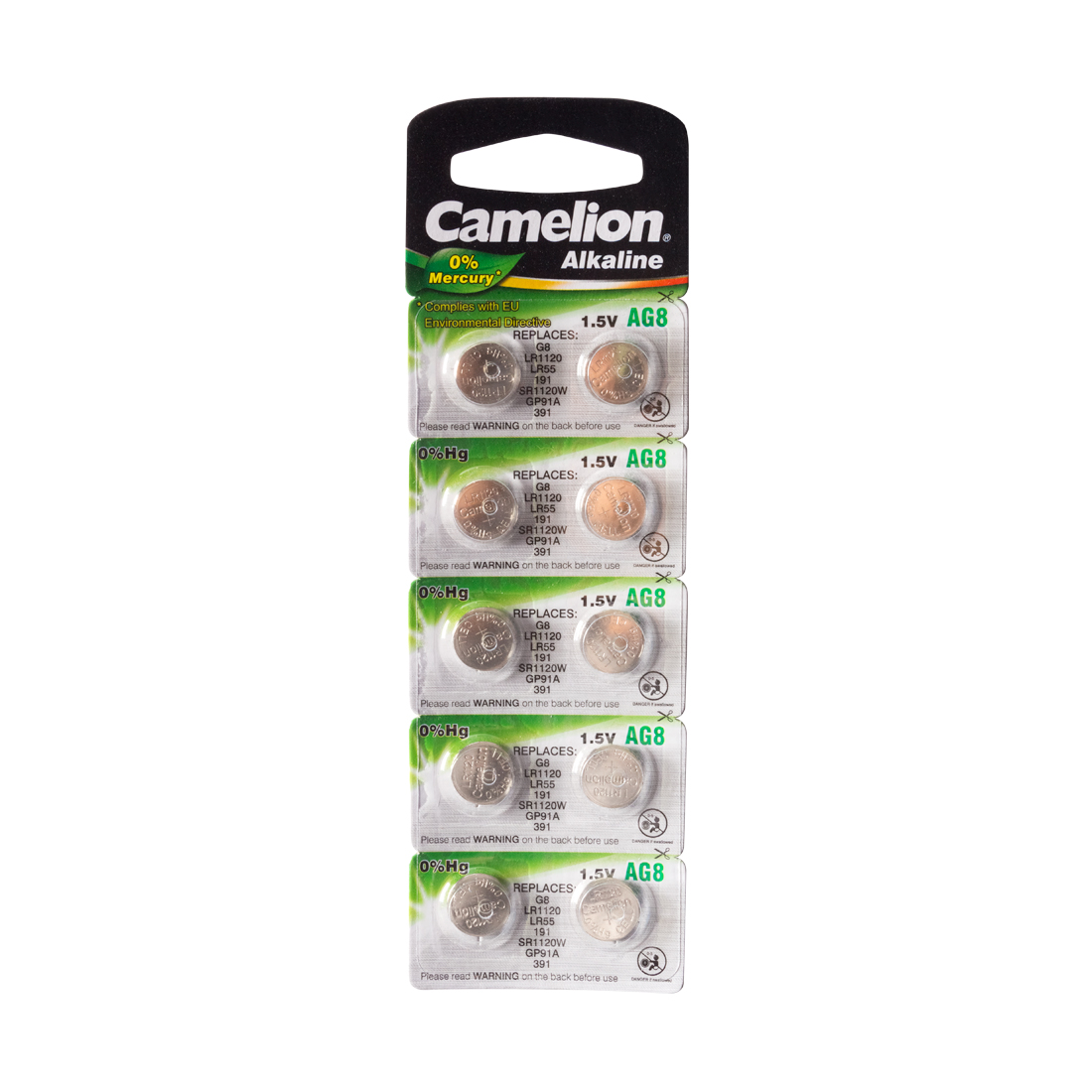 ��������� CAMELION Alkaline AG8-BP10(0%Hg) 10 ��. � ��������