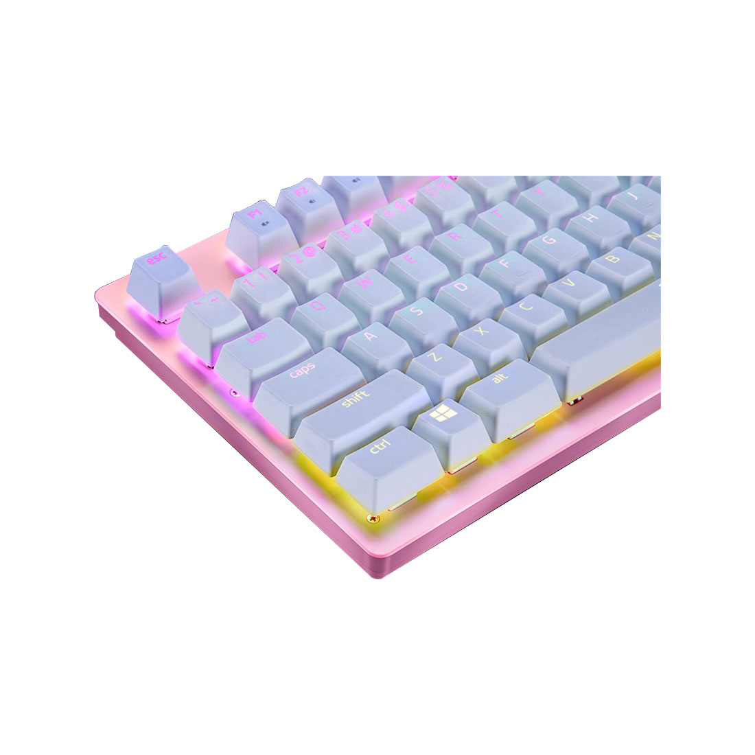 ����� ������� ������ ��� ���������� Razer PBT Keycap Upgrade Set - Mercury White