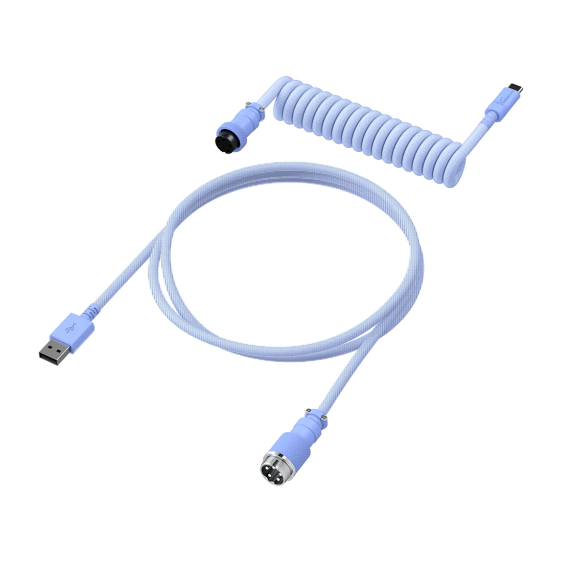 ������ ��� ������������ ���������� HyperX USB-C Coiled Cable Light Purple 6J682AA