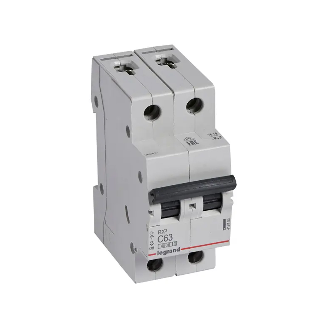 �������������� ����������� Legrand 419703 2� C 63A RX3 4,5kA