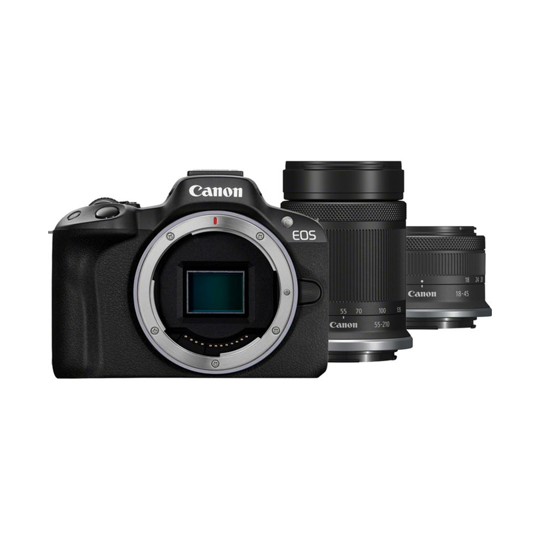 �������� ����������� CANON EOS R50 + RF-S 18-45 mm IS STM + RF-S 55-210 mm IS STM Black