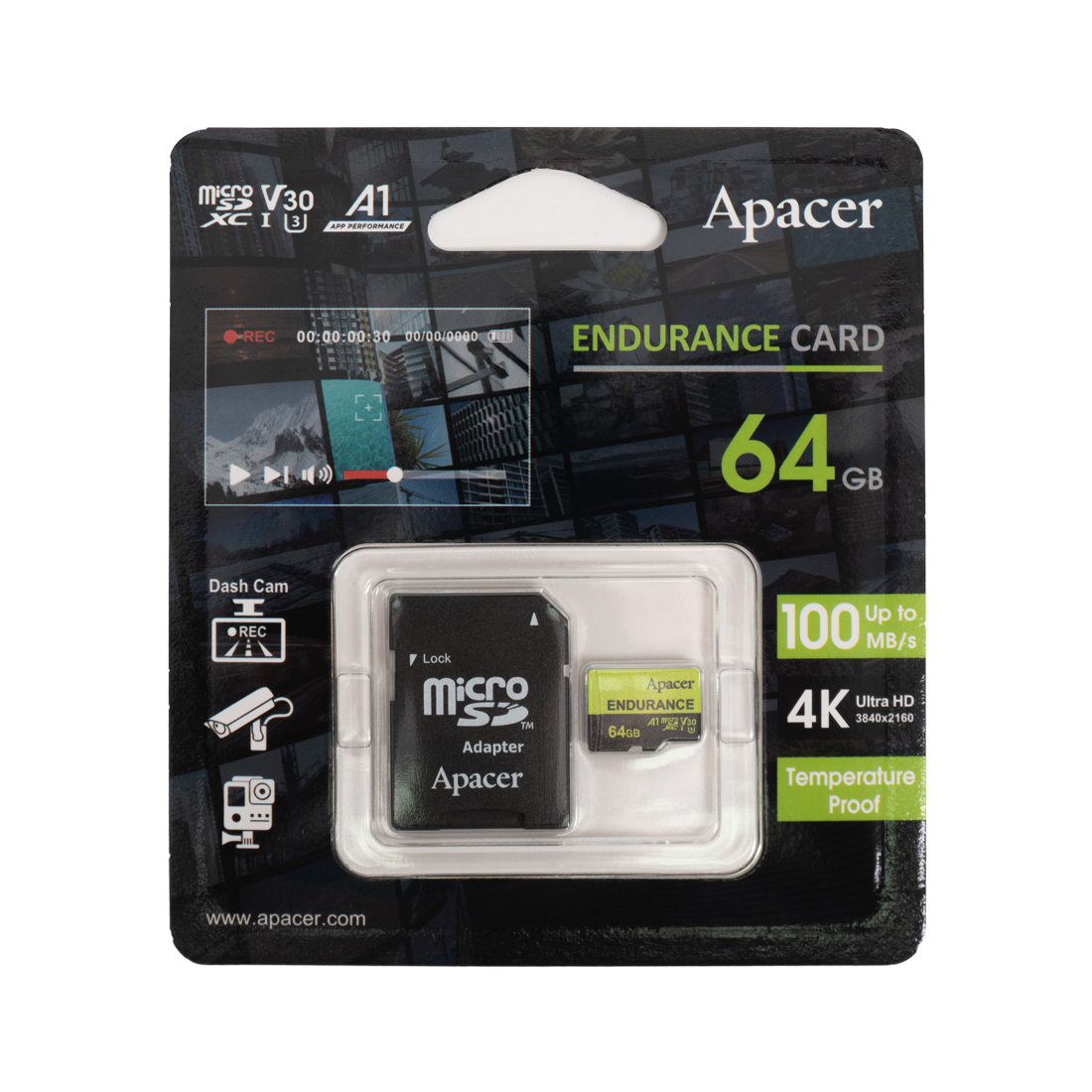 ����� ������ Apacer AP64GEDM1D05-R 64GB � ��������� SD