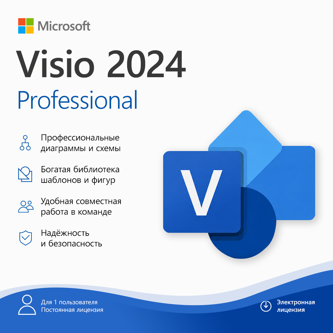 ����������� �������� (ESD ����) Microsoft Visio Professional 2024