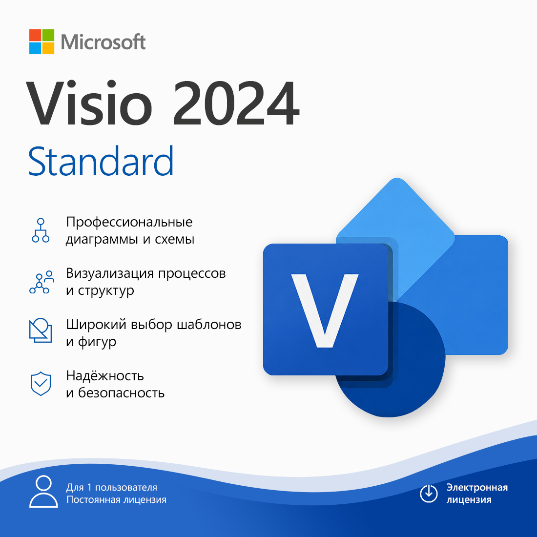 ����������� �������� (ESD ����) Microsoft Visio Standard 2024